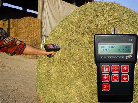 misuratori di umidita dei foraggi|Misuratore di umidità dei Foraggi Fortester 200.